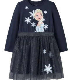 Kjoler|Name It Kjole - Tyl - NmfOsimi - Frost - Navy Blazer