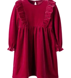 Juletøj|Kjoler|Name It Kjole - Velour - NmfRinne - Jester Red
