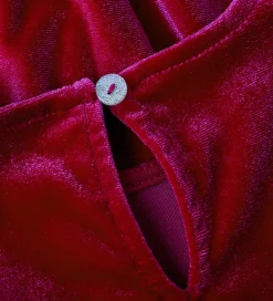 Juletøj|Kjoler|Name It Kjole - Velour - NmfRinne - Jester Red