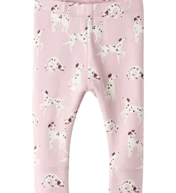 Leggings|Name It Leggings - NbfKilas - Bleached Mauve/Cloud Dancer m. Pri