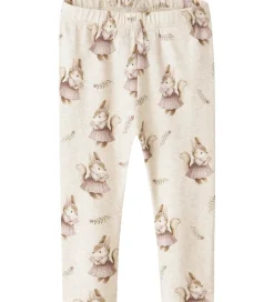 Leggings|Pigetøj|Name It Leggings - NbfShelly - Peyote Melange