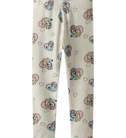 Pigetøj|Leggings|Name It Leggings - NmfNessa - Bluey - Peyote Melange