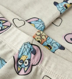 Pigetøj|Leggings|Name It Leggings - NmfNessa - Bluey - Peyote Melange