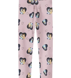Pigetøj|Leggings|Name It Leggings - NmfNessa - Bluey - Keepsake Lilac