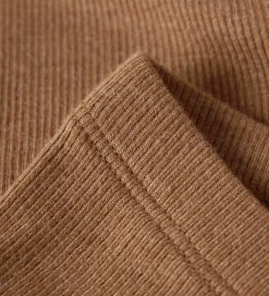 Leggings|Unisex-Tøj|Name It Leggings - Rib - NbnKab - Toasted Coconut/Melange