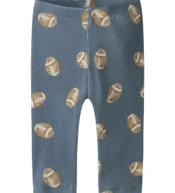 Leggings|Drengetøj|Name It Leggings - Rib - NbmSolution - Flint Stone