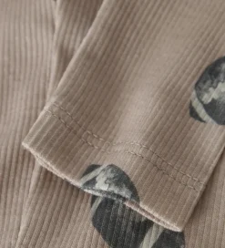 Leggings|Drengetøj|Name It Leggings - Rib - NbmSolution - Mushroom