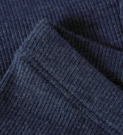 Leggings|Unisex-Tøj|Name It Leggings - Rib - NbnKab - Vintage Indigo/Melange