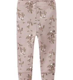 Uld|Leggings|Name It Leggings - Uld - NbfWillow - Shadow Gray/Long Flower