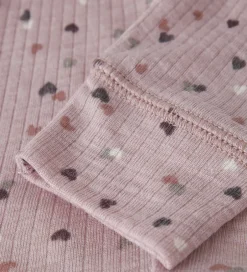 Leggings|Name It Leggings - Uld/Modal - Rib - NbfWomi - Shadow Gray/Dots