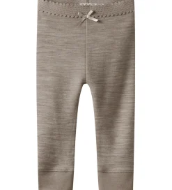 Leggings|Name It Leggings - Uld/Viskose - NbfWyla - Satellite