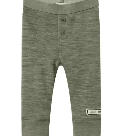 Leggings|Name It Leggings - Uld/Viskose - NbmWyla - Dried Sage