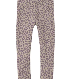 Leggings|Name It Leggings m. Fleece - NmfDavina - Summer Sand/Leo