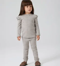 Leggings|Name It Leggins - Uld/Viskose - NmfWyla - Satellite