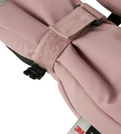 Handsker Og Luffer|Name It Luffer m. Fleece - NmnSnow10 - Woodrose m. Lynlås