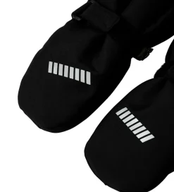 Handsker Og Luffer|Name It Luffer m. Uldfleece - NmnSnow10 - Sort m. Lynlås