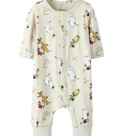 Nattøj|Unisex-Tøj|Name It Natdragt - NbnSelper - Moomin - Peyote Melange