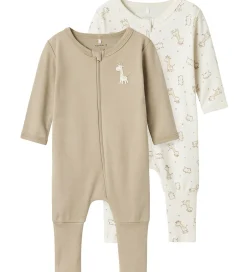 Nattøj|Name It Natdragt - Noos - 2-pak - NbnNightsuit - Jet Stream