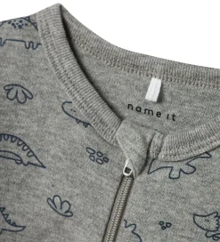 Nattøj|Name It Natdragt - Noos - 2-pak - NbmNightsuit - Grey Melange