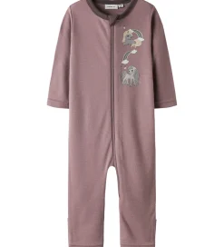 Nattøj|Name It Natdragt - Uld - NbfWillit - Antler/Unicorn