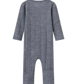 Nattøj|Name It Natdragt - Uld - Noos - NbmWang - Folkstone Gray