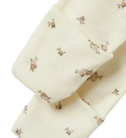 Nattøj|Name It Natdragt - Uld - Noos - NbfWang - Snow White/Small flowe