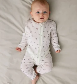 Nattøj|Name It Natdragt - Uld - Noos - NbfWang - Snow White/Small flowe