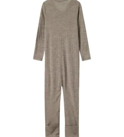 Nattøj|Name It Natdragt - Uld - Rib - NmmWang - Satellite