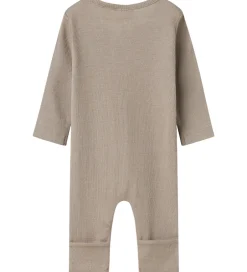 Nattøj|Name It Natdragt - Uld/Silke - Rib - NbmWossa - Satellite