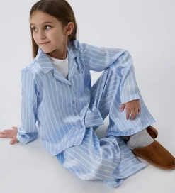 Nattøj|Name It Natskjorte - Satin - NkfRuth - Kentucky Blue