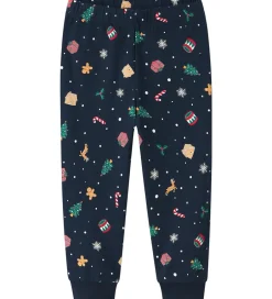 Nattøj|Name It Nattøj - 2-Delt - NmnVismas - Navy Blazer/Xmas AOP Navy