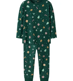 Nattøj|Name It Nattøj - 2-Delt - NMnVismas - Botanical Garden/Xmas AOP