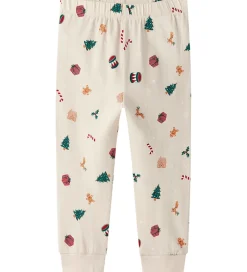 Nattøj|Name It Nattøj - 2-Delt - NmnVismas - Whitecap Gray/Xmas AOP