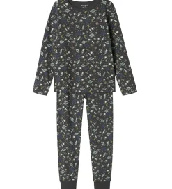 Nattøj|Name It Nattøj - 2-Delt - Noos - NkmNightset - Forged Iron/Space