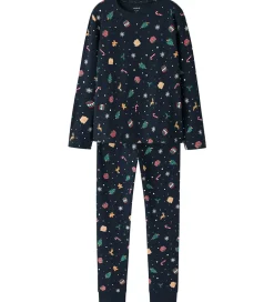 Nattøj|Name It Nattøj - NknVismas - Navy Blazer/Xmas AOP Navy