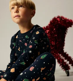 Nattøj|Name It Nattøj - NknVismas - Navy Blazer/Xmas AOP Navy