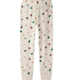 Nattøj|Name It Nattøj - NknVismas - Whitecap Gray/Xmas AOP