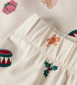 Nattøj|Name It Nattøj - NknVismas - Whitecap Gray/Xmas AOP