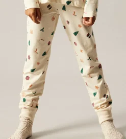 Nattøj|Name It Nattøj - NknVismas - Whitecap Gray/Xmas AOP