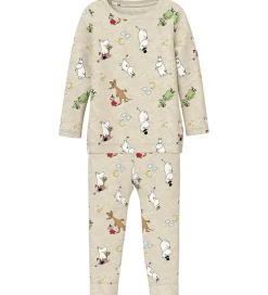 Unisex-Tøj|Nattøj|Name It Nattøj - NmnSemol - Moomin - Peyote Melange