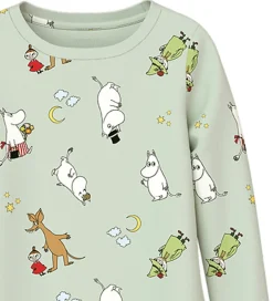 Unisex-Tøj|Nattøj|Name It Nattøj - NmnSemol - Moomin - Pale Aqua