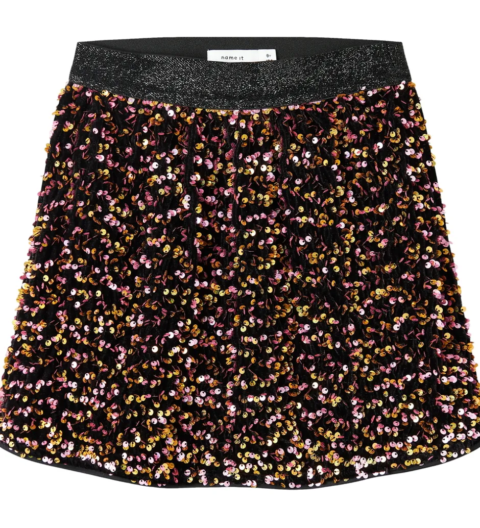 Nederdele|Name It Nederdel - NkfRunica - Gold Colour m. Palietter