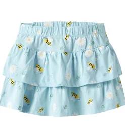 Nederdele|Name It Nederdel - NmfVigga - Cool Blue/Bubblebee