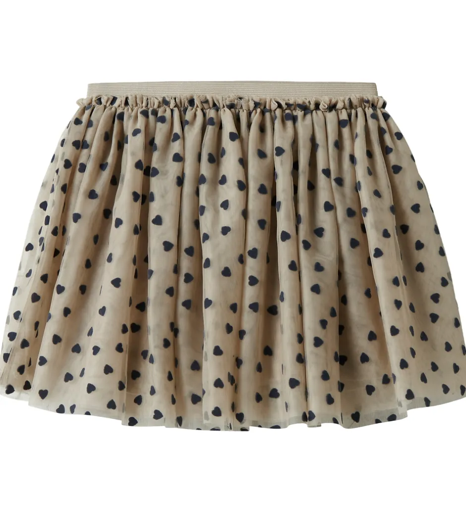 Nederdele|Name It Nederdel - Tyl - NmfNea - Island Fossil m. Hjerter