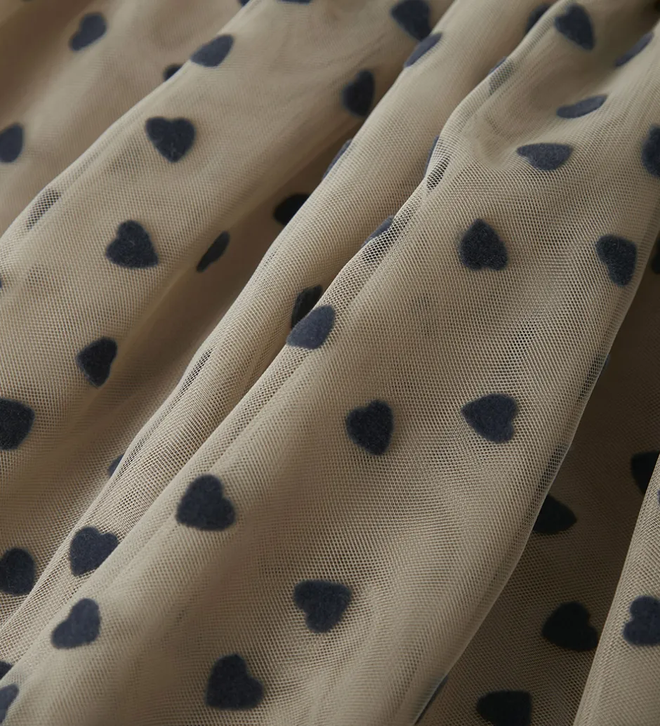 Nederdele|Name It Nederdel - Tyl - NmfNea - Island Fossil m. Hjerter