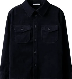 Drengetøj|Skjorter|Name It Overshirt - NkmRocking - Fløjl - Navy Blazer