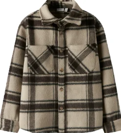 Skjorter|Overgangsjakker|Name It Overshirt - Plys - NkmRemolle - Island Fossil