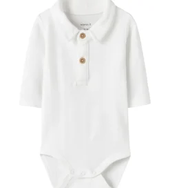 Bodyer|Name It Polobody l/æ - NbmRobo - Bright White