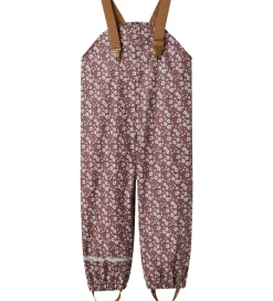 Regntøj|Name It Regntøj m. Seler - NmfDry10 - Fig m. Blomster