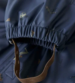 Regntøj|Name It Regntøj m. Seler - NmmDry10 - Vintage Indigo m. Print